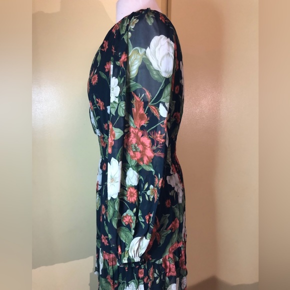 Anthropologie Somerset Floral Black Dress. Medium NWOT - Picture 11 of 16